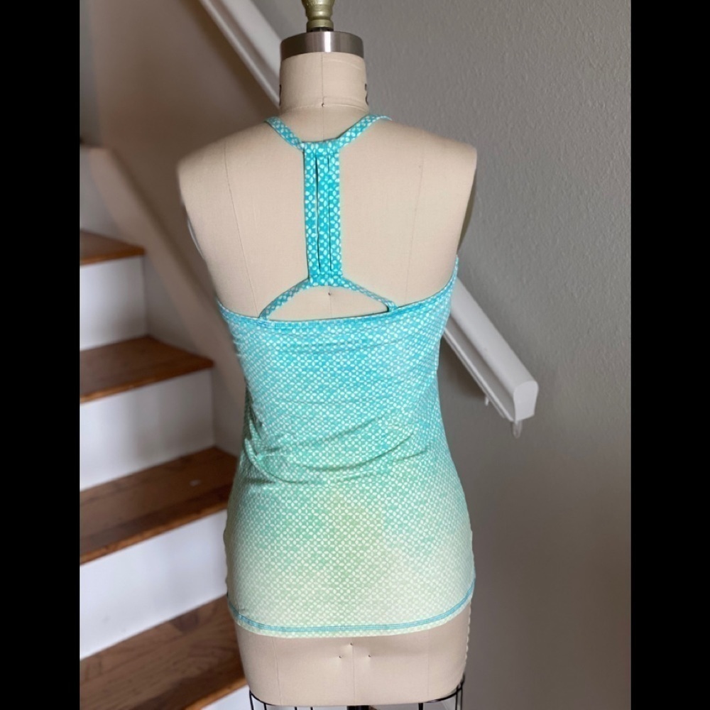 O’Neill 365 Tankini Top Ombré Turquoise Print - Picture 8 of 8